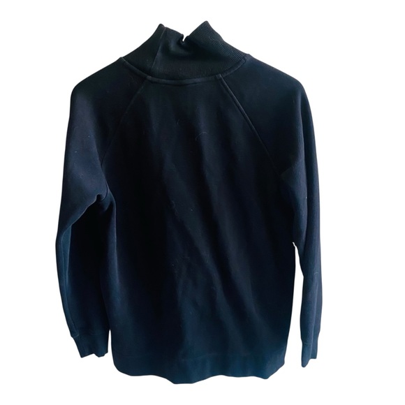 Athleta Cozy Karma Side Zip Funnel Neck Pullover Black Size Small - Picture 4 of 7